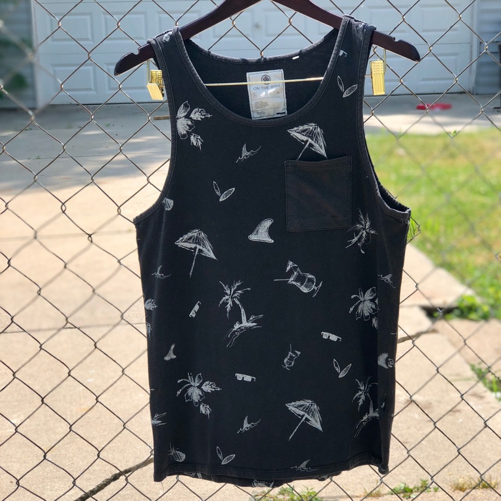 On The Byas Tropical print Tank top Men’s Small